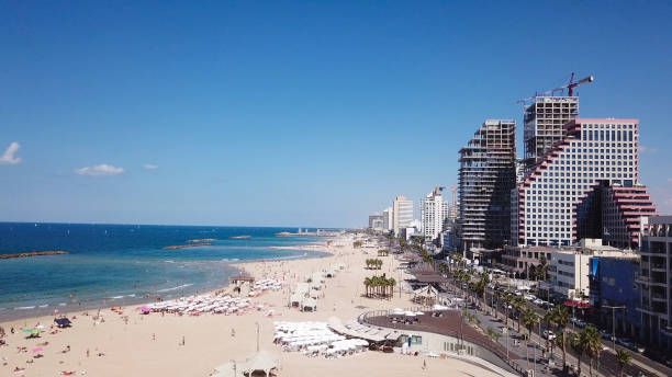 istock Tel Aviv coastline and skyline from The Mediterranean sea 868192516