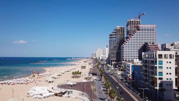 istock Tel Aviv coastline and skyline from The Mediterranean sea 868192688