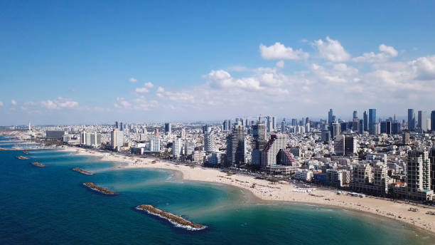 istock Tel Aviv coastline and skyline from The Mediterranean sea 868195574