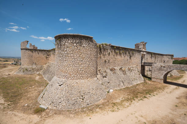Chinchon castle, famous lanmark in Madrid, Spain.