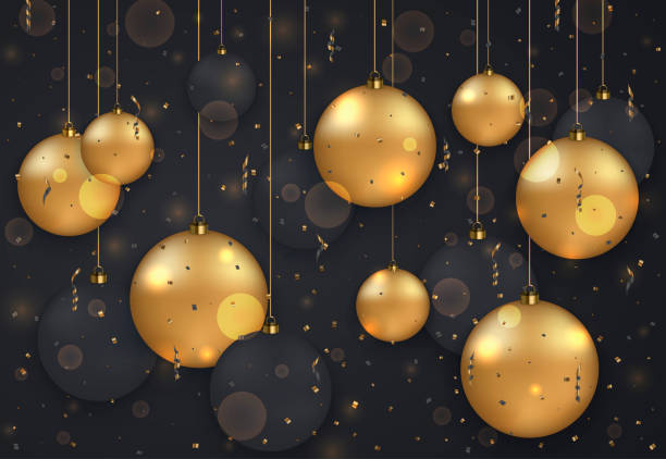 istock Vector modern Christmas or 2018 Happy New Year winter holiday invitation card 868224606