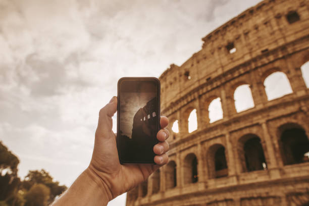 istock Photographing Coliseum in Rome 868224772