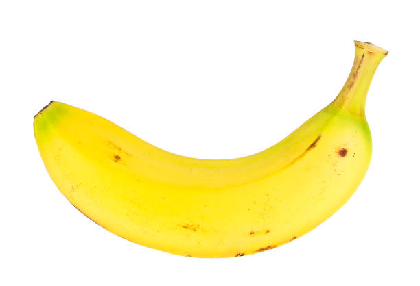 istock Yellow banana on white background 868224818