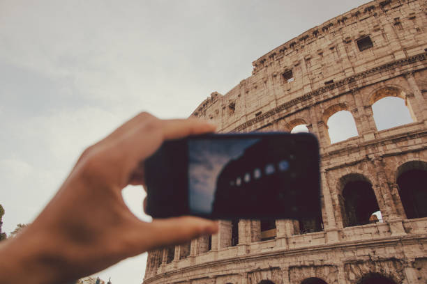 istock Photographing Coliseum in Rome 868224830
