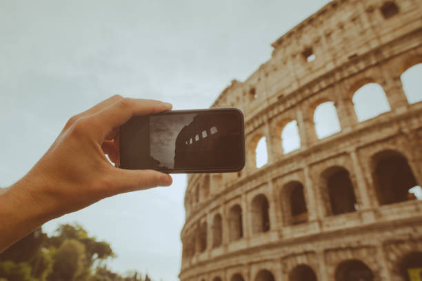 istock Photographing Coliseum in Rome 868224916