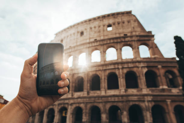 istock Photographing Coliseum in Rome 868224920