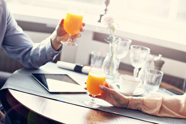 istock Two Businesspeople Meeting For Lunch In Restaurant 868231856