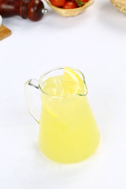 Glass of lemonade