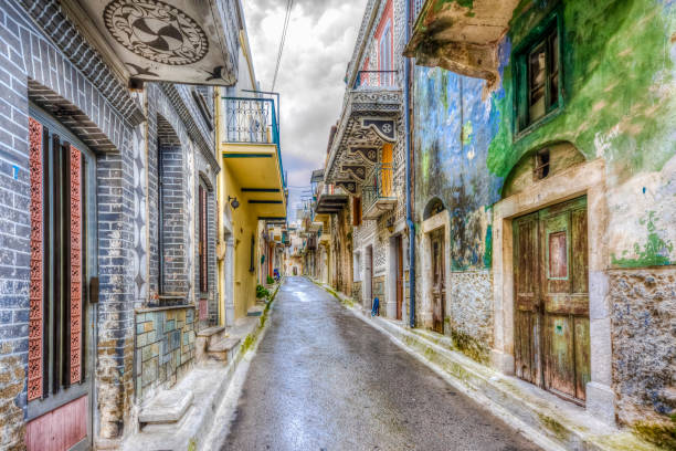 Pirgi Village is populer tourist destination in Chios Island.