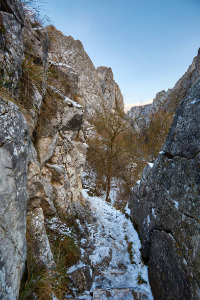 istock Winter landscape in a canyon 868246632