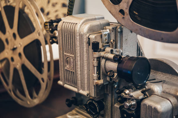 istock Old vintage metal movie projector 868250764