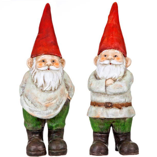 Gnome pair isolated on white Gnome isolated on white background Gnome stock pictures, royalty-free photos & images