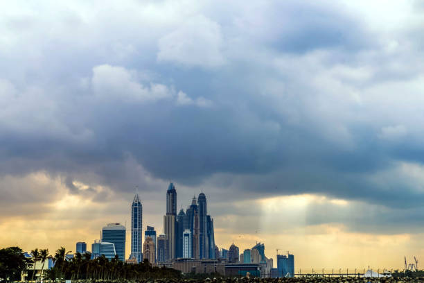 Stunning view of Marina Skyline, Dubai, UAE