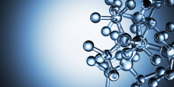 struttura molecolare - atom molecule molecular structure chemistry foto e immagini stock