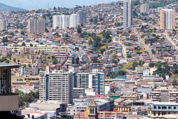 istock Valparaiso and vina del Mar, Chile landscape 868282406