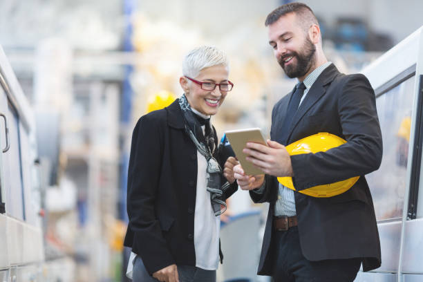 istock Quality inspectors team at factory 868282736