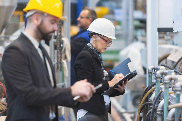 istock Quality inspectors team at factory 868285636