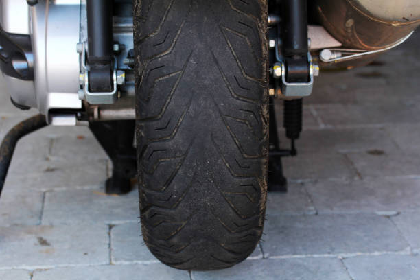 istock A worn tyre on a motorcycle is dangerous 868288522