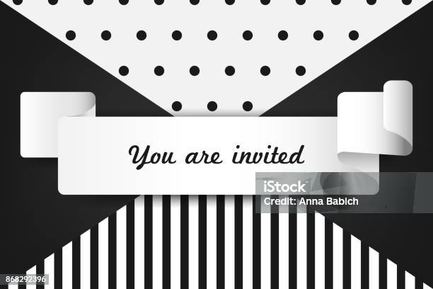 Invite Banner Example Beautiful Modern Geometric Invitation Announcing Banner Stock ...