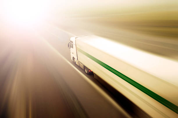 istock Abstract Motroway blur aerial view 868296552