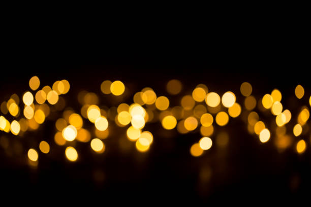 istock Christmas background with light spots and bokeh. 868299366