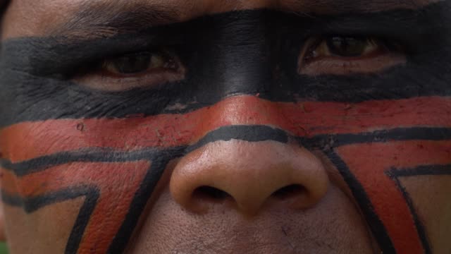Native Brazilian Indigenous Man