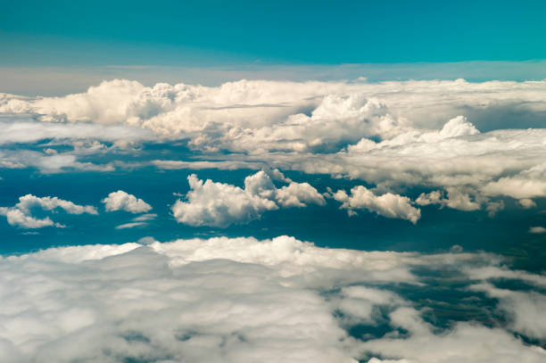 istock The top view on clouds from an airplane window 868324902
