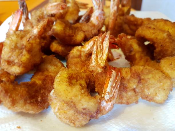 istock Breaded shrimp food from the sea 868331472