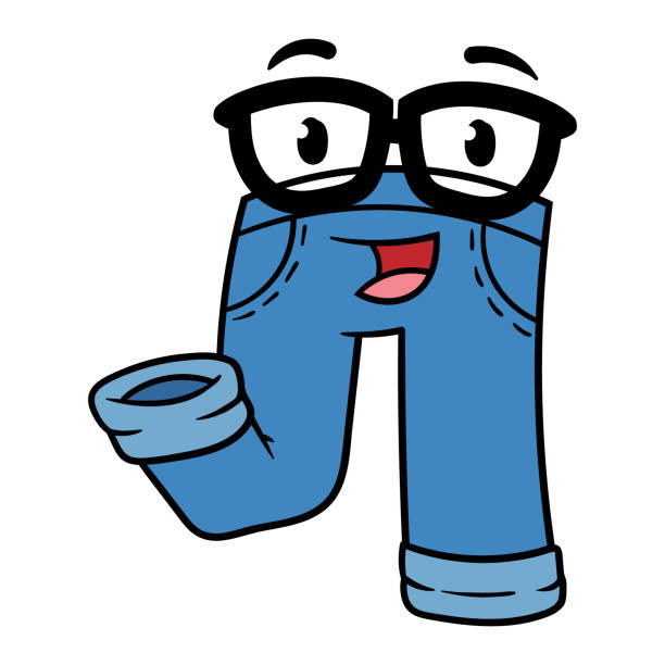 Ilustración de Personaje De Dibujos Animados Smarty Pantalones y más  Vectores Libres de Derechos de Pantalón - Pantalón, Garabato, Hípster  urbano - iStock