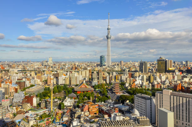 istock Tokyo cityscape with Tokyo Skytree and Senso-ji Temple 868363472
