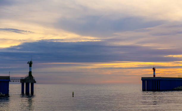 istock bay at sea with lighthouses 868365702