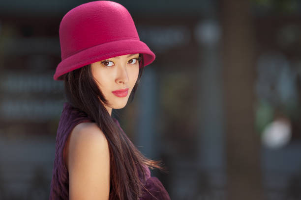 istock Asian woman romantic portrait 868382128
