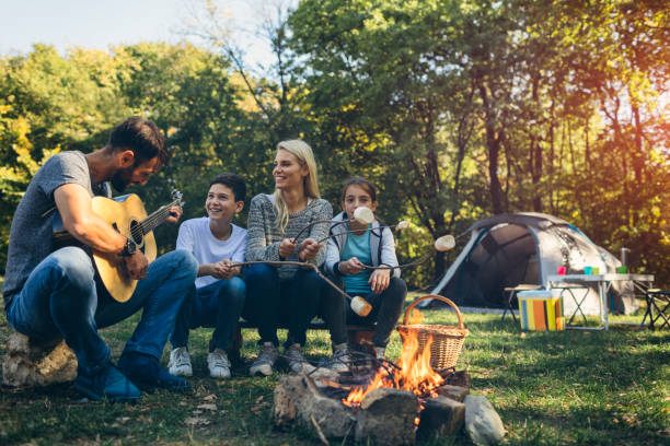 istock Family camping together 868395510