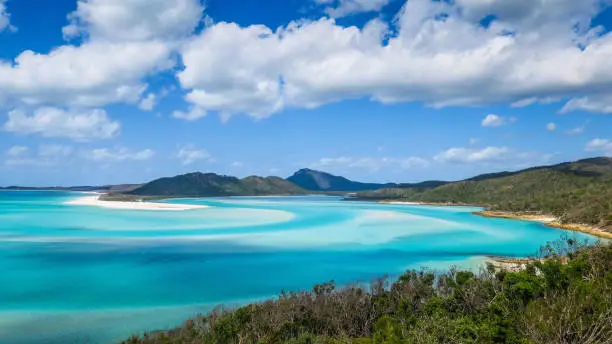 Sailing the Whitsunday Islands in Queensland