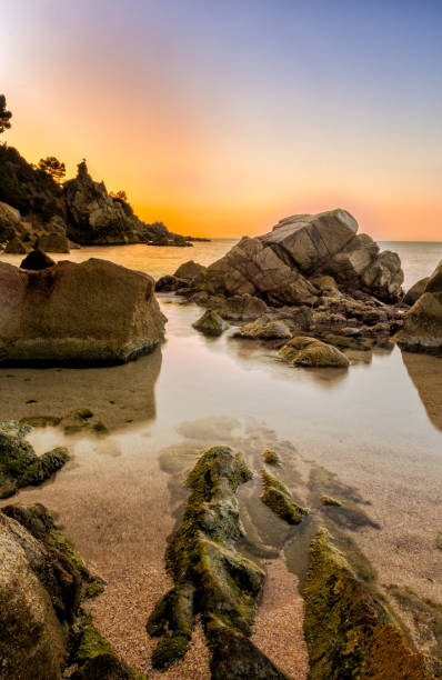 istock Dawn on the beach on the Costa Brava 868421894