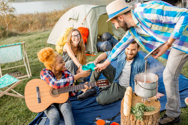 istock Friends during the outdoor recreation 868429404