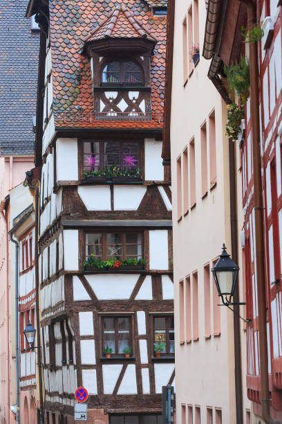 istock half-timbered houses in Bavaria, Germany 868433064
