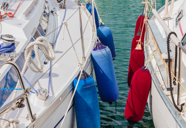 istock two boats anchored at the  harbor 868437804
