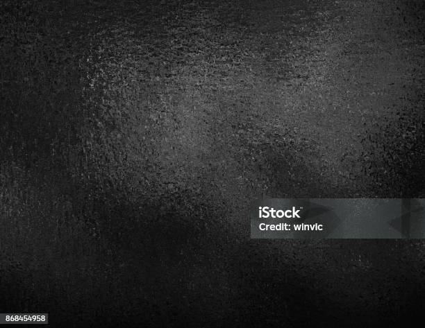 Black Foil Textured Background Dark Elegant Smooth Metallic Texture Stock Photo - Download Image Now