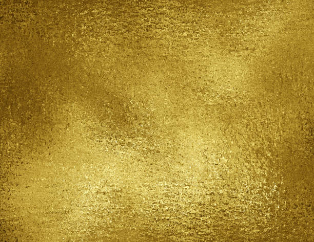 istock Gold foil texture background. Grunge golden metallic material concept, luxury packaging paper leaf. 868461192