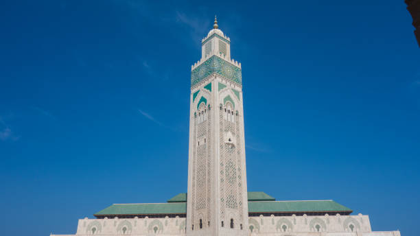 istock Casablanca, Morocco , Hassan II mosque against blue sky 868468980