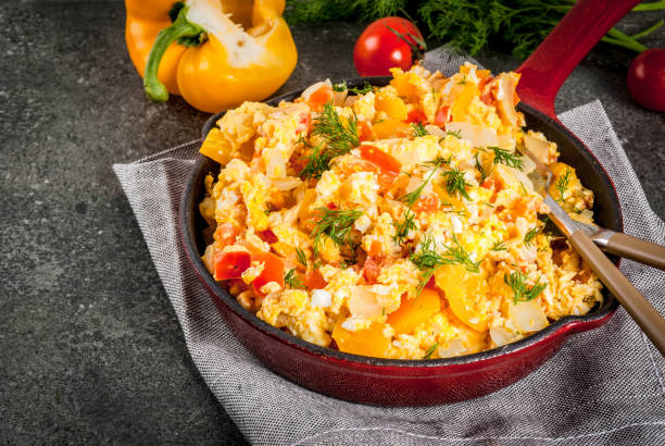 istock Revoltillo de Huevos, Scrambled Eggs a la Dominicana 868470496
