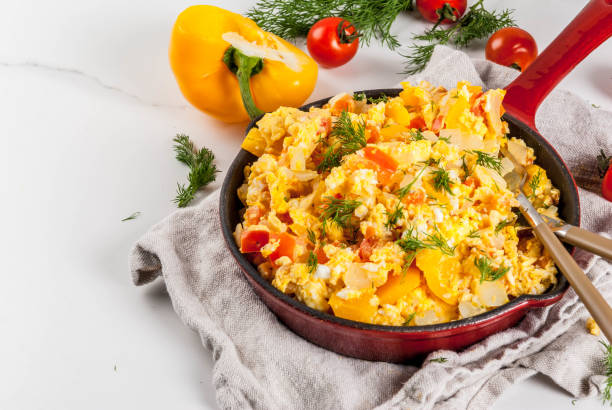 istock Revoltillo de Huevos, Scrambled Eggs a la Dominicana 868470498