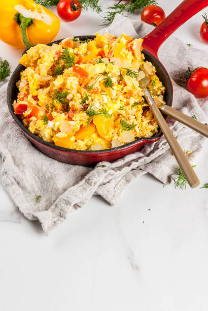 istock Revoltillo de Huevos, Scrambled Eggs a la Dominicana 868470506