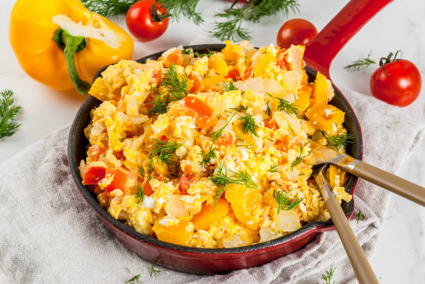 istock Revoltillo de Huevos, Scrambled Eggs a la Dominicana 868470514