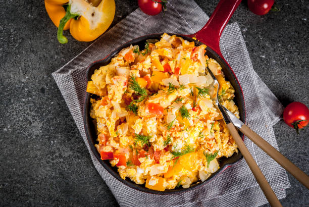 istock Revoltillo de Huevos, Scrambled Eggs a la Dominicana 868470536
