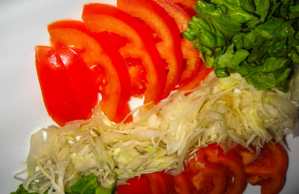 istock Tomato salad. Traditional serbian food 868474598