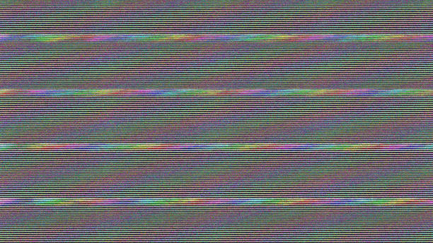 Glitch TV Screen. Abstract background. Digital illustration stock photo