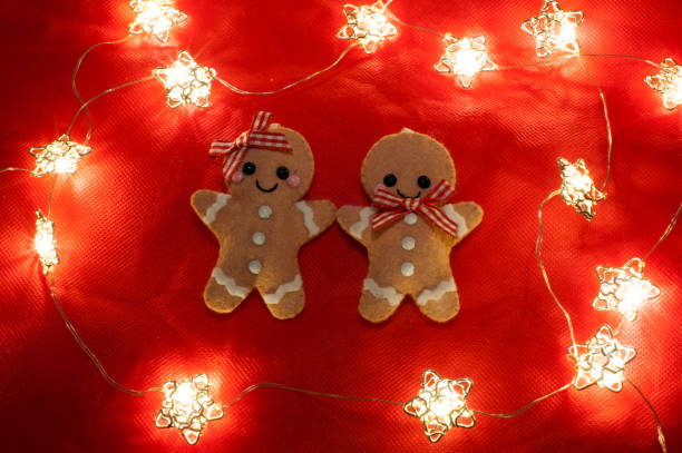 istock Christmas Gingerbread couple in love 868481408
