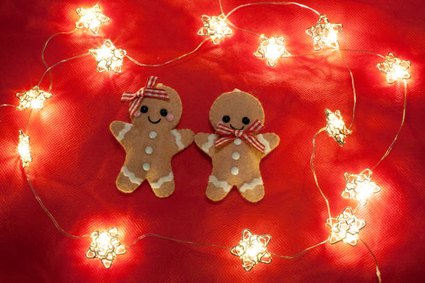 istock Christmas Gingerbread couple in love 868481414